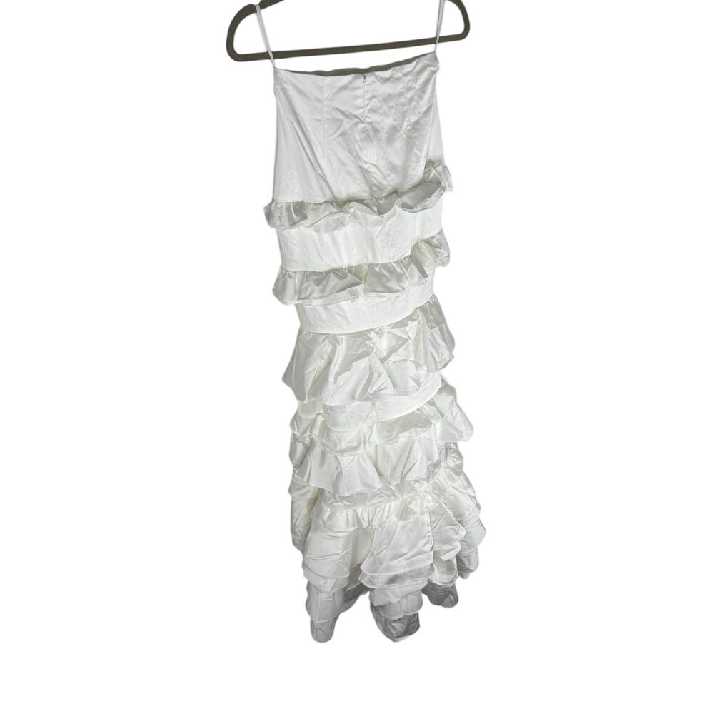 V Chapman Milano Tiered Ruffle Maxi Skirt Bridal Wedding Garden Party Formal 0 - Picture 6 of 10